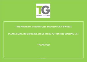 FULLY BOOKED ON VIEWINGS- click for photo gallery